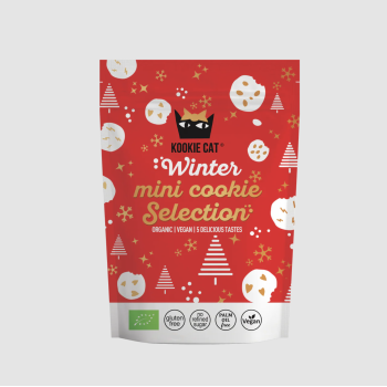 Christmas Mini Organic Oatmeal Cookies in 5 Flavors Kookie Cat Roobar 250gr